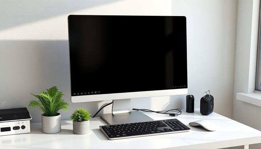 27 inch monitor on a desk